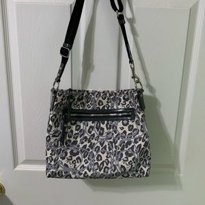 Coach Poppy Leopard Print Purse